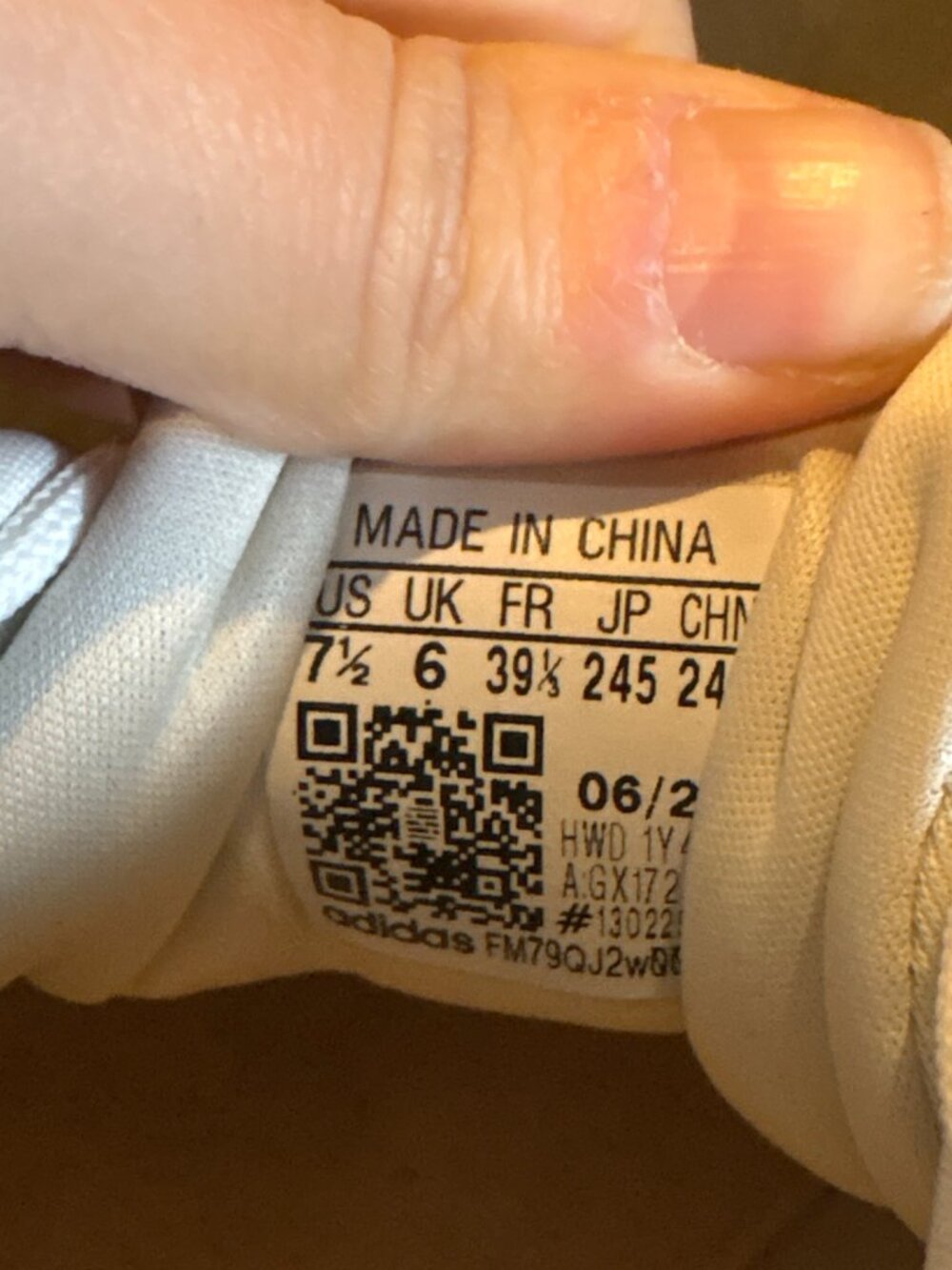 Adidas Cloudfoam Ozelle sneakers cream tan beige - Picture 5 of 5